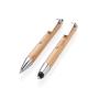 Bamboo pen set, brown