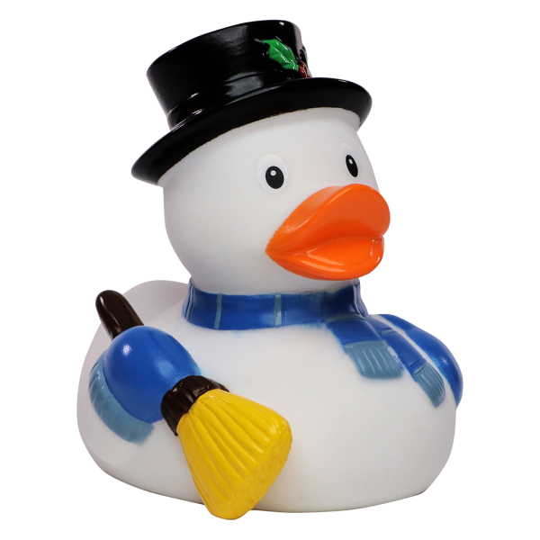 Squeaky duck snowman