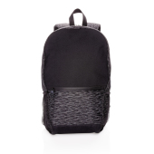 AWARE™ RPET Reflective laptop backpack, black