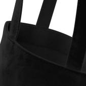 Fairtrade Cotton Bottle Bag - Black - One Size