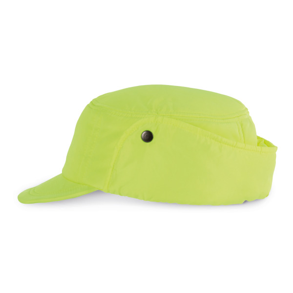 Kappe mit Ohrenschutz Fluorescent Yellow S/M