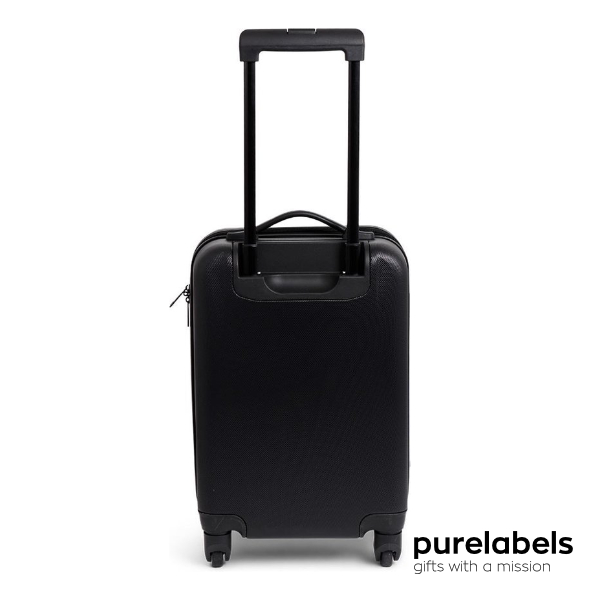 Handbagage koffer duurzaam - stijlvolle trolley rpet | zwart