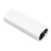 Powerbank 2.200 mAh kunststof met ingebouwde laadkabel Powerbank 2.200 mAh kunststof met ingebouwde laadkabel