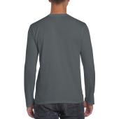 Gildan T-shirt SoftStyle LS unisex charcoal XXL