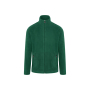 JM 37 Men's Workwear Fleece Jacket Warm-Up, from Sustainable Material , 100% GRS Certified Recycled Polyester - forest green - XL