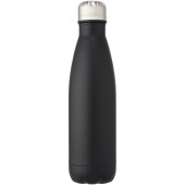 Cove vacuüm geïsoleerde roestvrijstalen fles van 500 ml - Zwart
