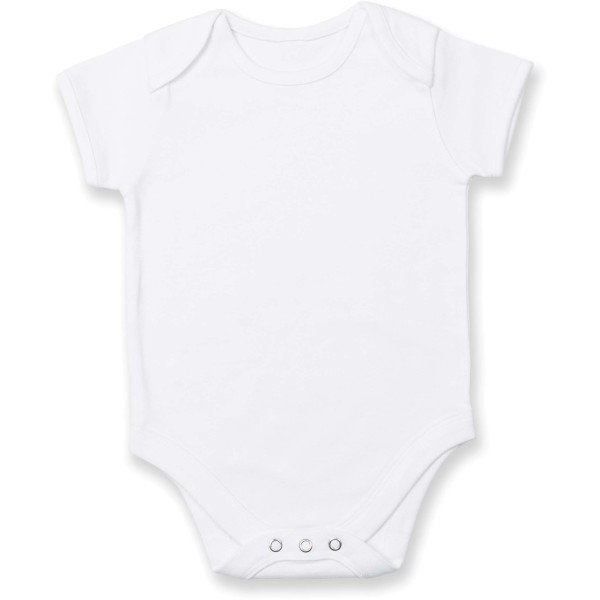 Contrast Baby Bodysuit White / White 6/12M
