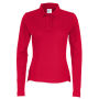 Cottover Gots Pique Long Sleeve Lady red XS