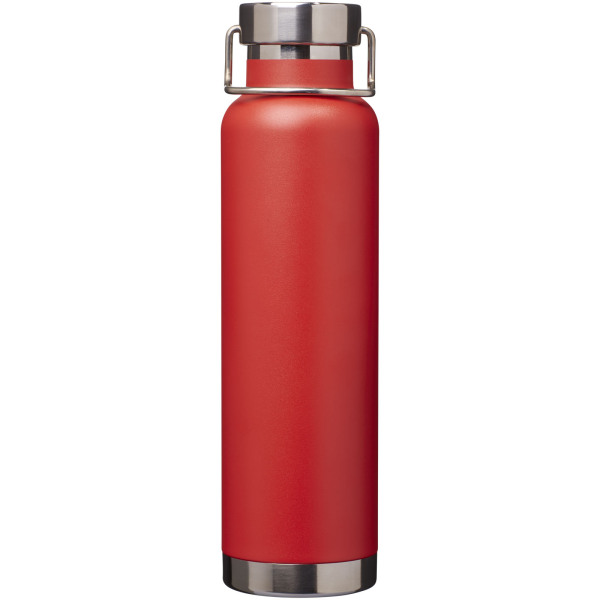 Thor 650 ml copper vacuum insulated sport bottle - Red