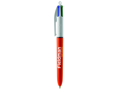 BIC® 4 Colours Fine with lanyard ballpen