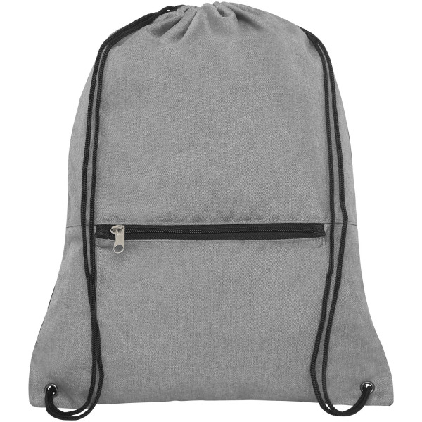 Hoss foldable drawstring backpack 5L - Heather medium grey