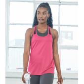 AWDis Ladies Cool Smooth Workout Vest, Arctic White, L, Just Cool