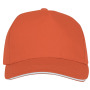 Ceto 5 panel sandwich cap - Oranje