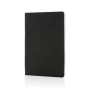 Salton A5 GRS certified recycled paper notebook, black