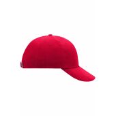 MB6111 6 Panel Raver Cap - signal-red - one size