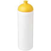 Baseline® Plus grip 750 ml bidon met koepeldeksel - Wit/Geel