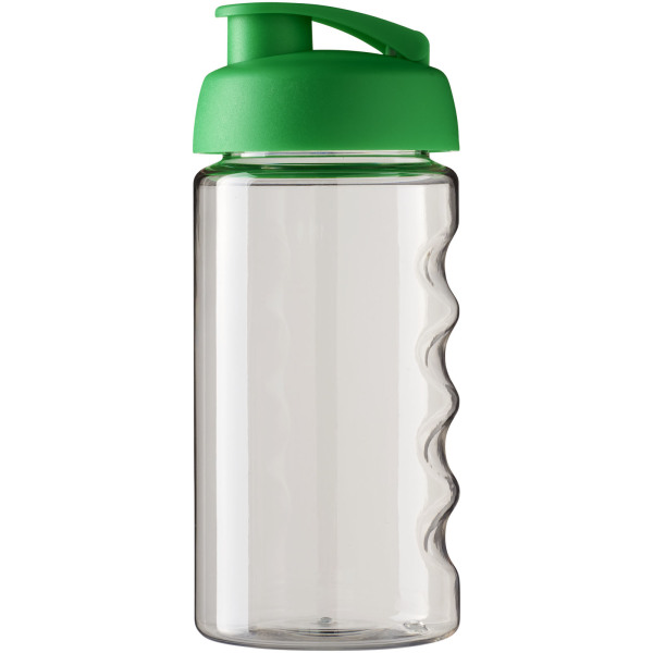 H2O Active® Bop 500 ml flip lid sport bottle - Transparent/Green