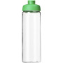 H2O Active® Vibe 850 ml flip lid sport bottle - Transparent/Green