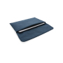Magnetisch sluitende 15.6" laptop sleeve PVC-vrij, blauw