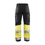 Dames High Vis werkbroek met stretch