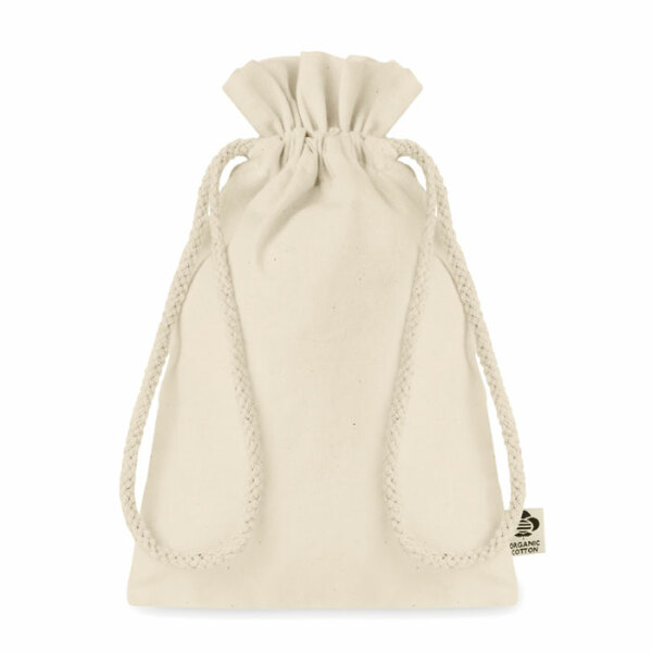 AMBER SMALL - Small organic cotton gift bag