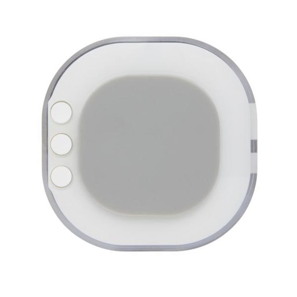 Aria 5W Wireless Charging Digital Clock, white