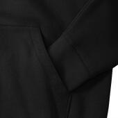 RUS Men Authentic Zip Hood Jacket, Black, M