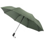 Gisele 21" heathered automatische paraplu - Jagersgroen