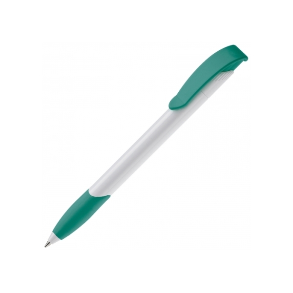 Apollo ball pen hardcolour - White / Turquoise