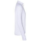 Men's Sports Shirt Half-Zip - white - M