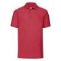 FOTL 65/35 Pique Polo, Heather Red, S