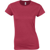 Softstyle® Fitted Ladies' T-shirt Antique Cherry Red XXL