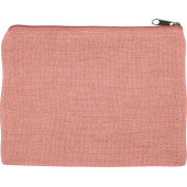 Zakje van jute/katoen Dusty Pink One Size