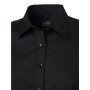 Ladies' Shirt Shortsleeve Poplin - black - 3XL