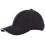 Heavy brushed cap - Zwart/Wit Heavy brushed cap - Zwart/Wit