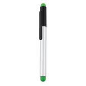 Stylus pen met telefoon standaard, groen Stylus pen met telefoon standaard, groen