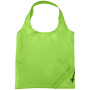 Bungalow opvouwbare polyester boodschappentas 7L - Lime