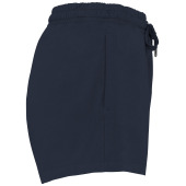 Ecologische damesshort French Terry Washed Navy Blue M