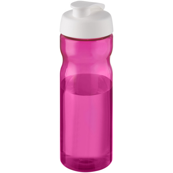 H2O Active® Base 650 ml flip lid sport bottle - Magenta/White