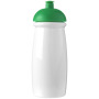 H2O Active® Pulse 600 ml bidon met koepeldeksel - Wit/Groen