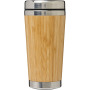 Bambus 450 ml tumbler with bamboo outer - Brown