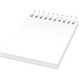 Desk-Mate® A7 notitieboek met synthetische omslag - Wit