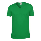 Gildan T-shirt V-Neck SoftStyle SS for him Irish Green XL