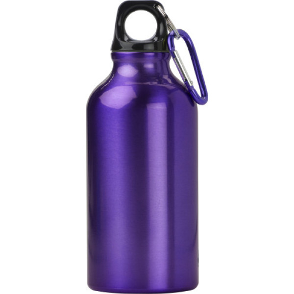 Aluminium bottle Santiago purple