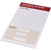 Desk-Mate® 1/3 A4 notesblok - Hvid - 25 pages