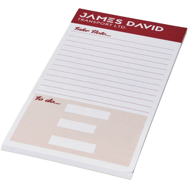 Desk-Mate® 1/3 A4 notepad - White - 25 pages