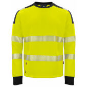 6108 Sweatshirt Roundneck Yellow/black XXL