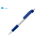 Ball pen Vegetal Pen hardcolour - White / Dark Blue