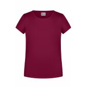 Girls' Basic-T - wine - XS