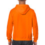 Gildan Sweater Hooded Full Zip HeavyBlend for him 21 safety orange XXL